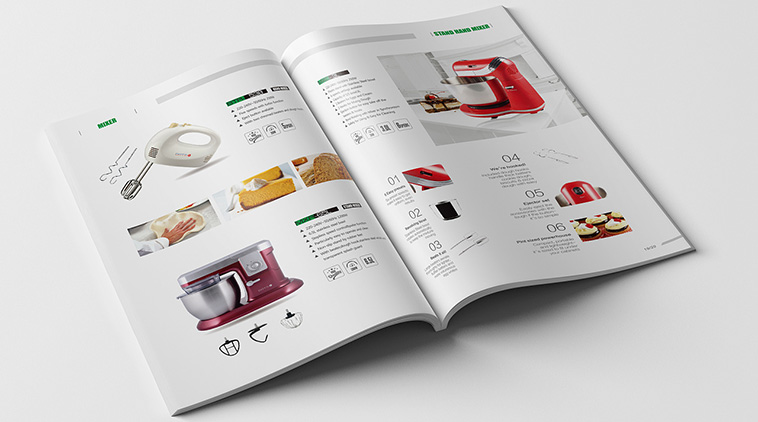 Meishi-Customized Printed Catalog User Manual Color Brochure Printing-2