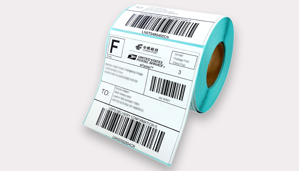 Meishi-Printed Custom Adhesive waterproof Shipping logistics label stickers-3
