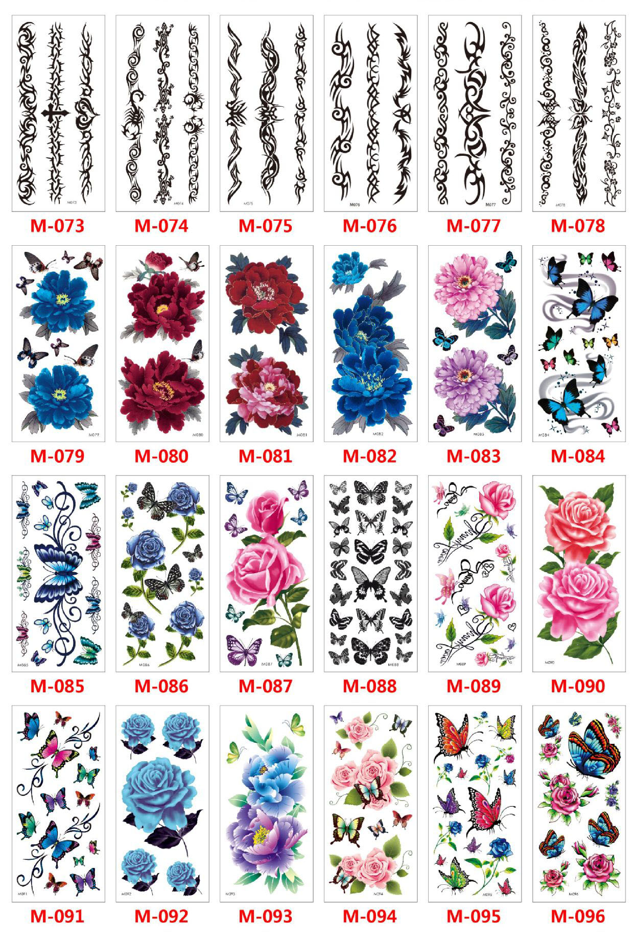 Meishi-Custom Tattoo Sticker Beautiful 3d Tattoo Temporary Tattoo Sticker-11